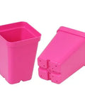 SUNPACK 2.5" Heavy Duty Seed Starter Square Pot | Assorted Colors