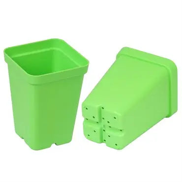 SUNPACK 2.5" Heavy Duty Seed Starter Square Pot | Assorted Colors