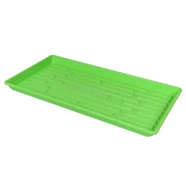 SUNPACK Heavy-Duty Shallow Microgreens Tray w/o Holes 10in x 20in | Assorted Colors