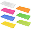 SUNPACK Heavy-Duty Shallow Microgreens Tray w/o Holes 10in x 20in | Assorted Colors