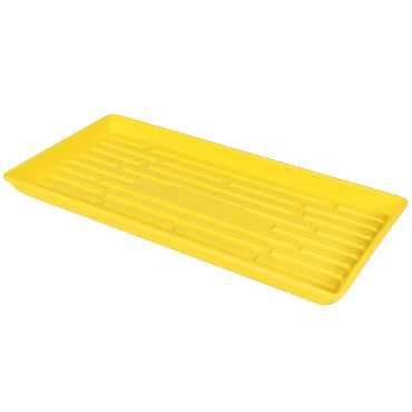 SUNPACK Heavy-Duty Shallow Microgreens Tray w/o Holes 10in x 20in | Assorted Colors