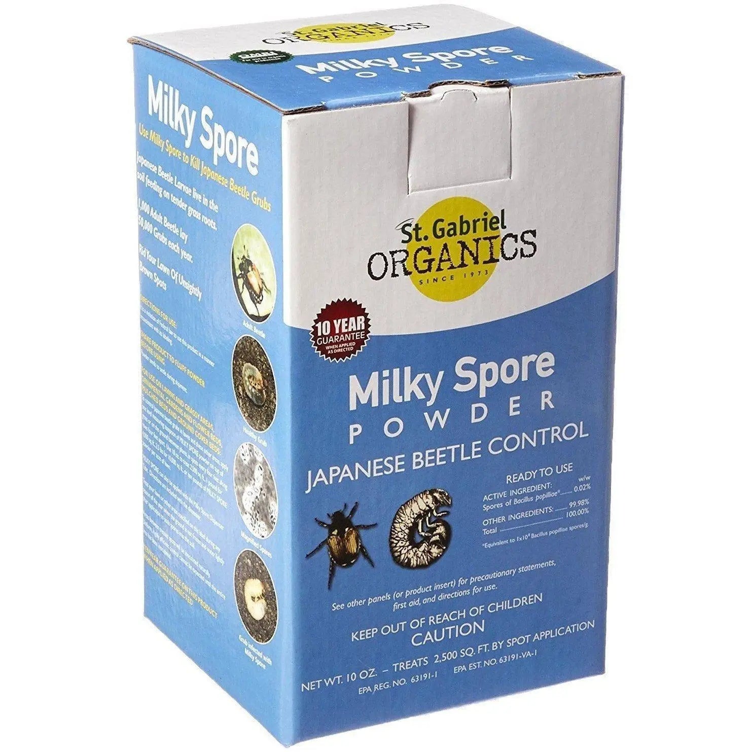St. Gabriel Organics Milky Spore Powder, 10 oz St. Gabriel Organics