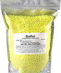 Sulfur Prills, Fertilize, Adjust Soil PH or Fungal Vaporizing, OMRI Certified, 4lb Grow1