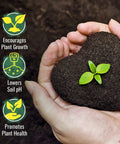 Sulfur Prills, Fertilize, Adjust Soil PH or Fungal Vaporizing, OMRI Certified, 4lb Grow1