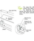 SunBlaster NanoTech T5 HO 31 Lamp with NanoTech Reflector, 3' Sun Blaster
