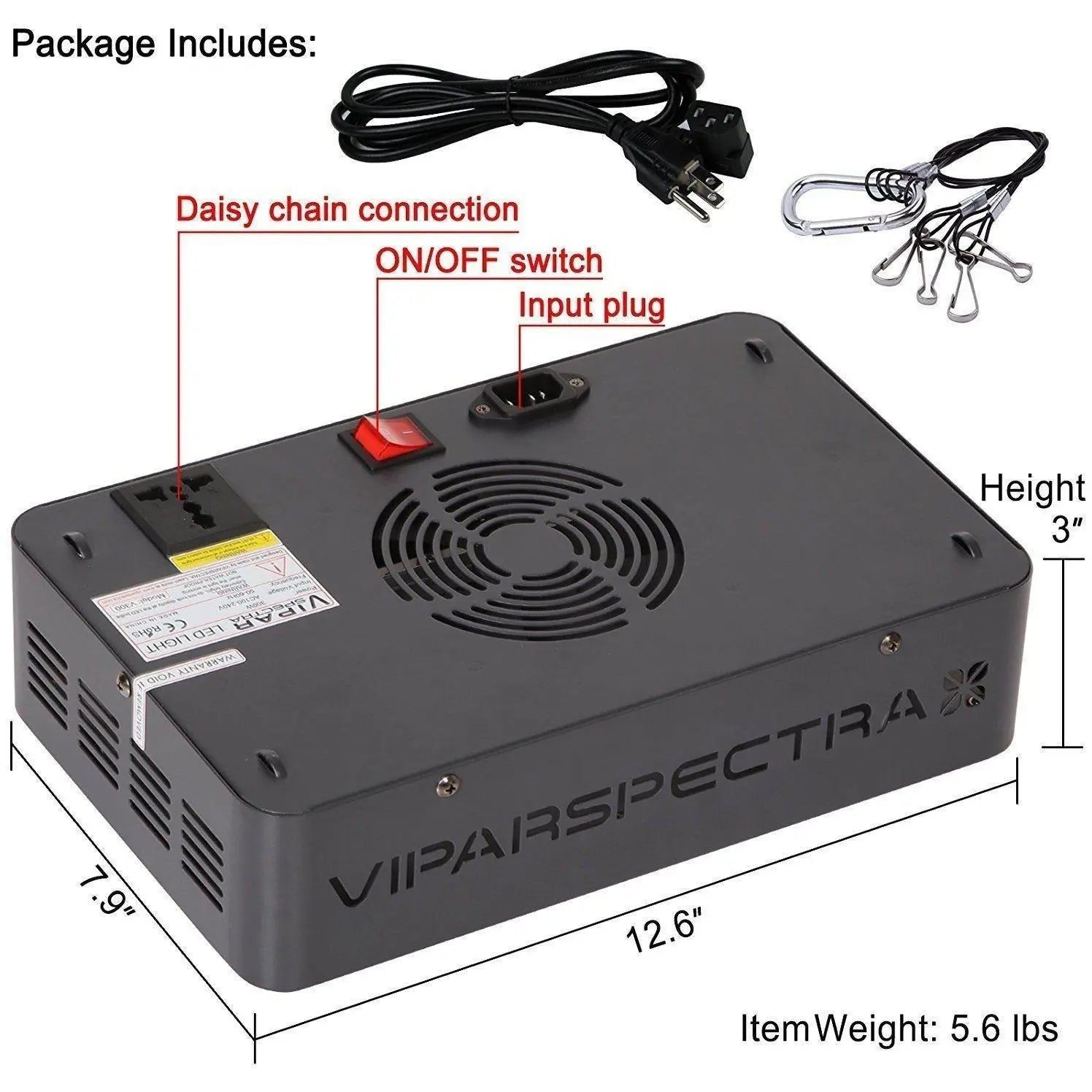 VIPARSPECTRA V300 LED Grow Light Reflector Series Vipar Spectra