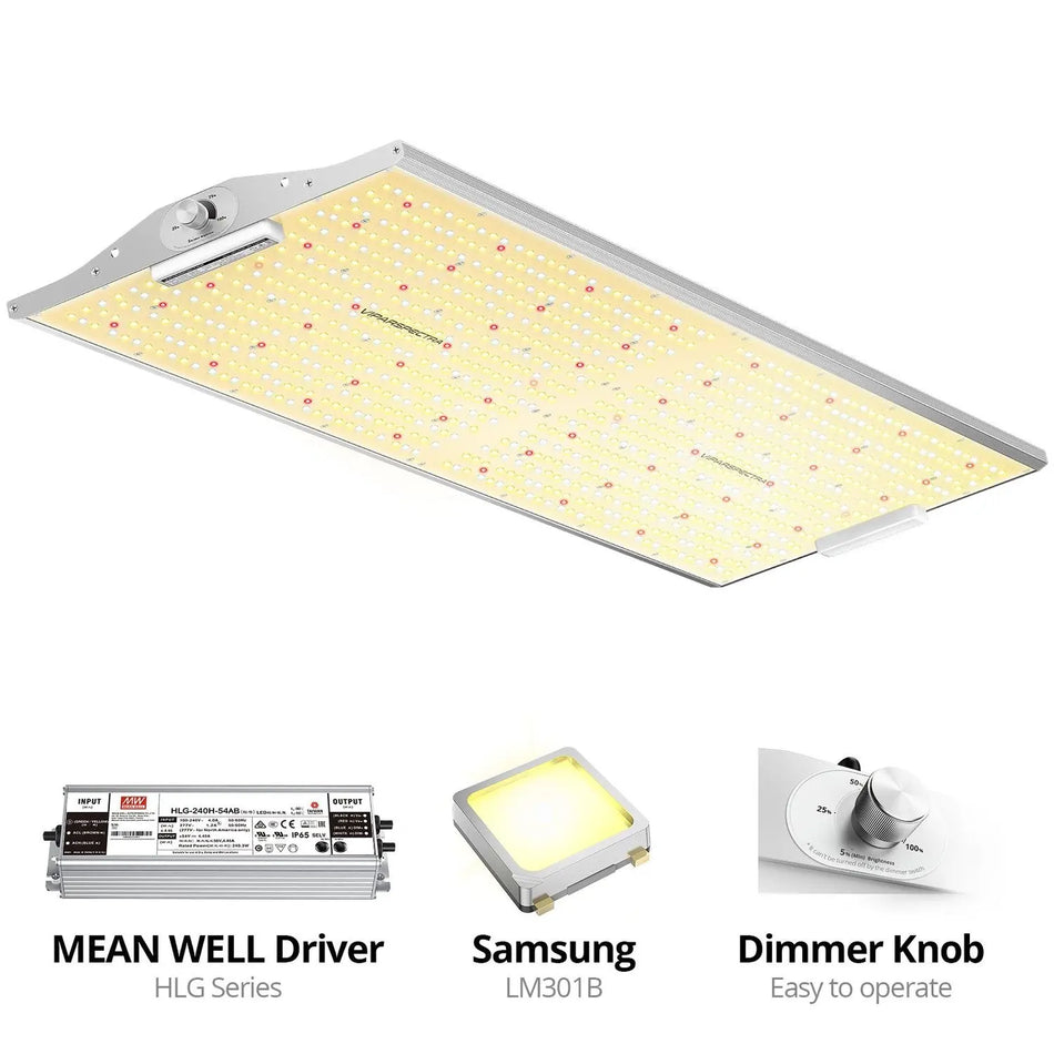 VIPARSPECTRA XS4000 LED Full Spectrum Grow Light IP65 Dimmable Vipar Spectra