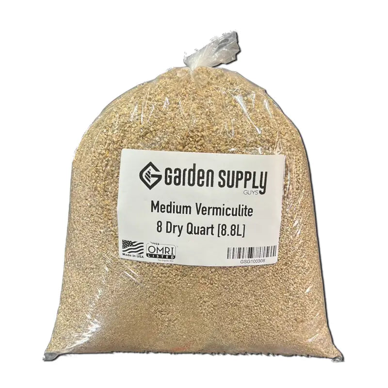 Vermiculite Medium #3, 8 Dry Qt GardenSupplyGuys