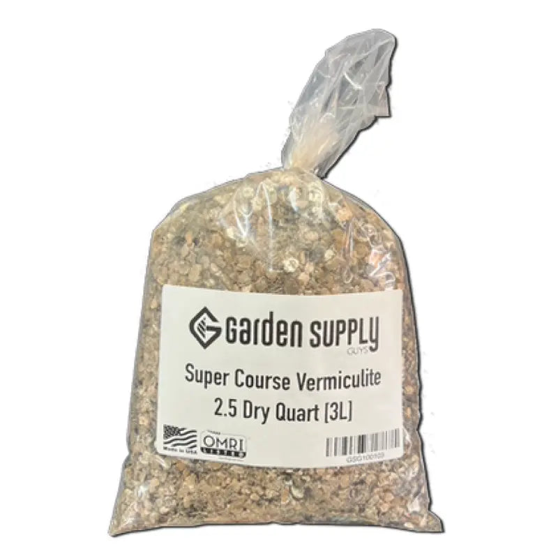 Vermiculite Super Course #1A, 2.5 Dry Qt GardenSupplyGuys