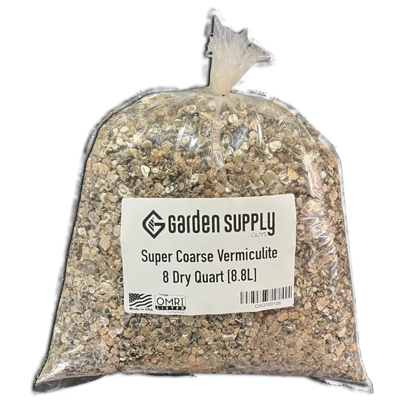 Vermiculite Super Course #1A, 8 Dry Qt GardenSupplyGuys
