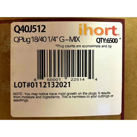 ihort® Q-Plug 18/40 3/4" top X 1 1/2" deep | Case of 6500 ihort